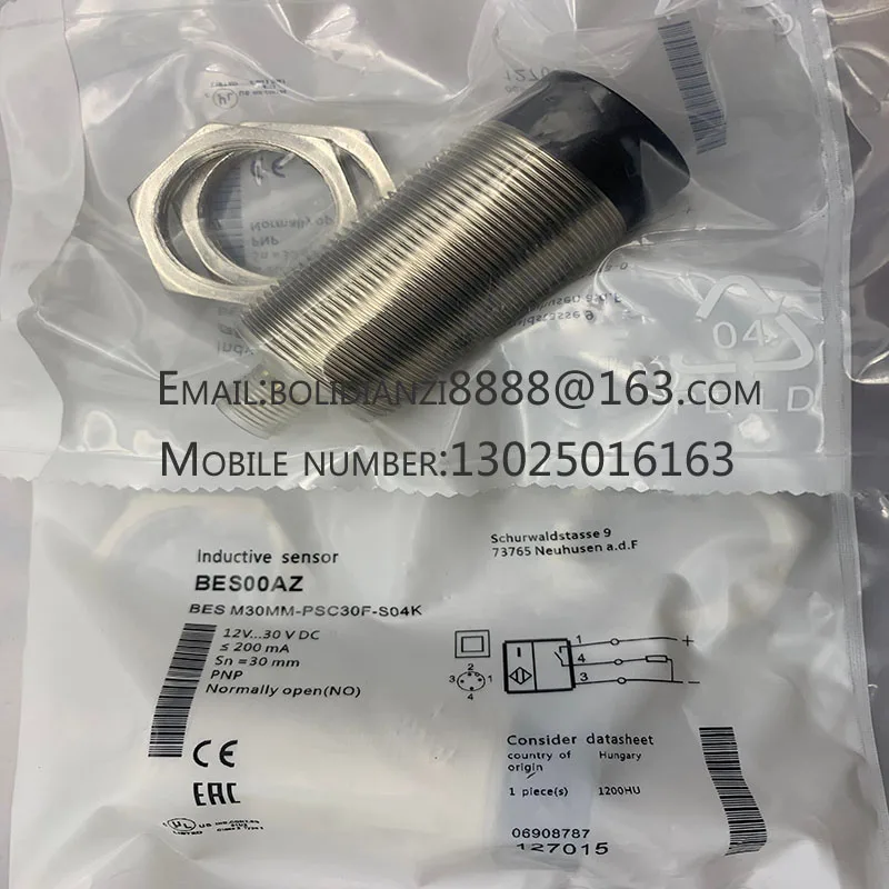 

The brand-new original sensor BES00AZ BES M30MM-PSC30F-S04K warranty for one year in stock
