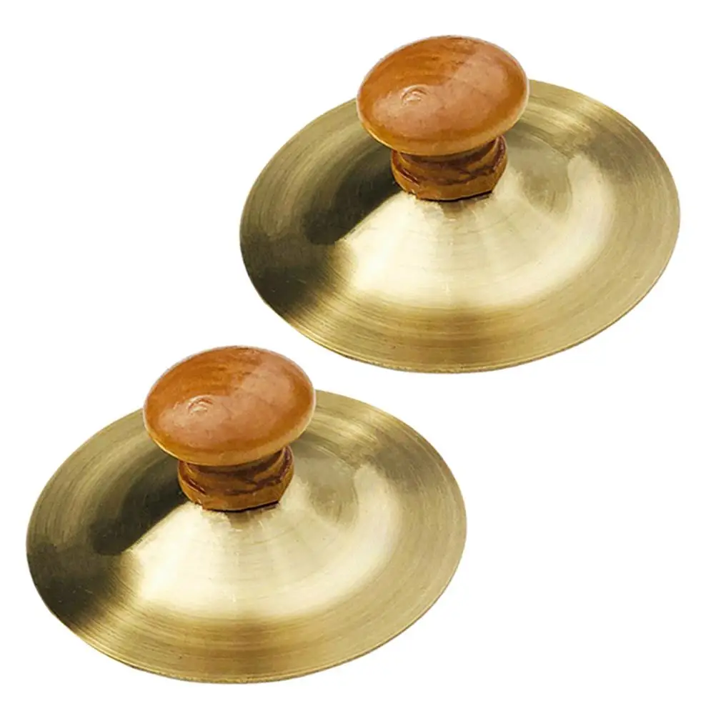 Kids Musical Toys Children's Percussion Instrument Toddler Instruments Small Cymbals Drums for Golden Metal Mini