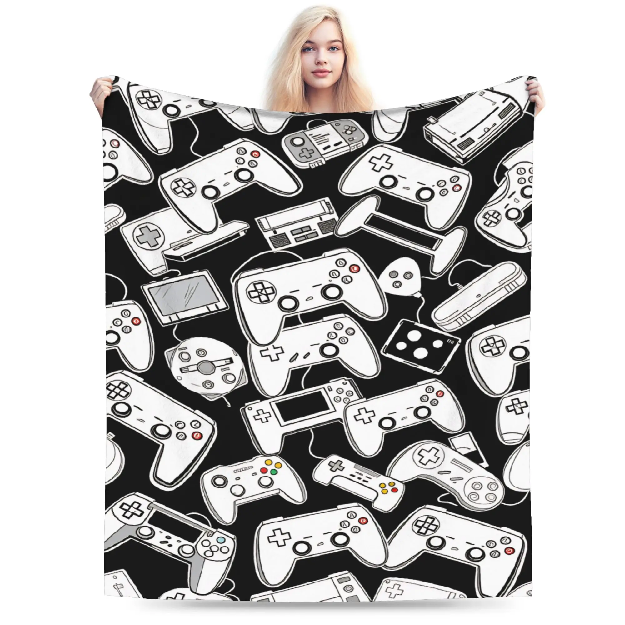 The Evolution of Video Game Blanket Quality Soft  Throw Blanket Winter Kids Adult Couch Bed Novelty Bedspread