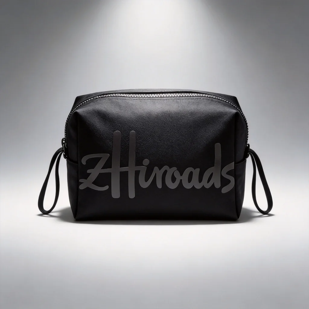 Brand Large Capacity Makeup Bag Organic Cotton Eco-Friendly Reusable Washable Cosmetic Pouch Travel Toiletry Bag
