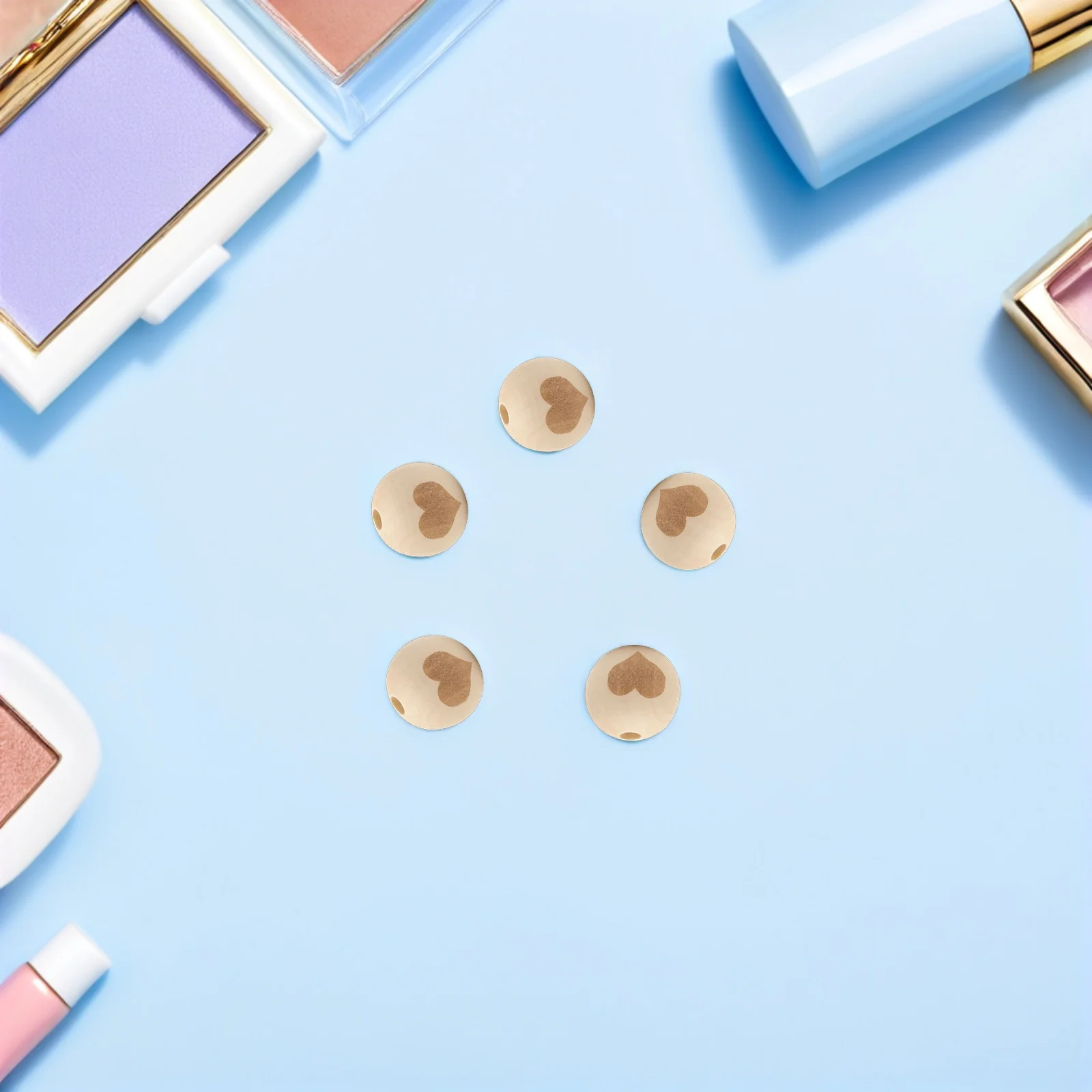 

50Pcs Natural Wooden Beads DIY Accessories Handmade Wood Beads for Jewelry Craft DIY Tools Jewelry Accessories