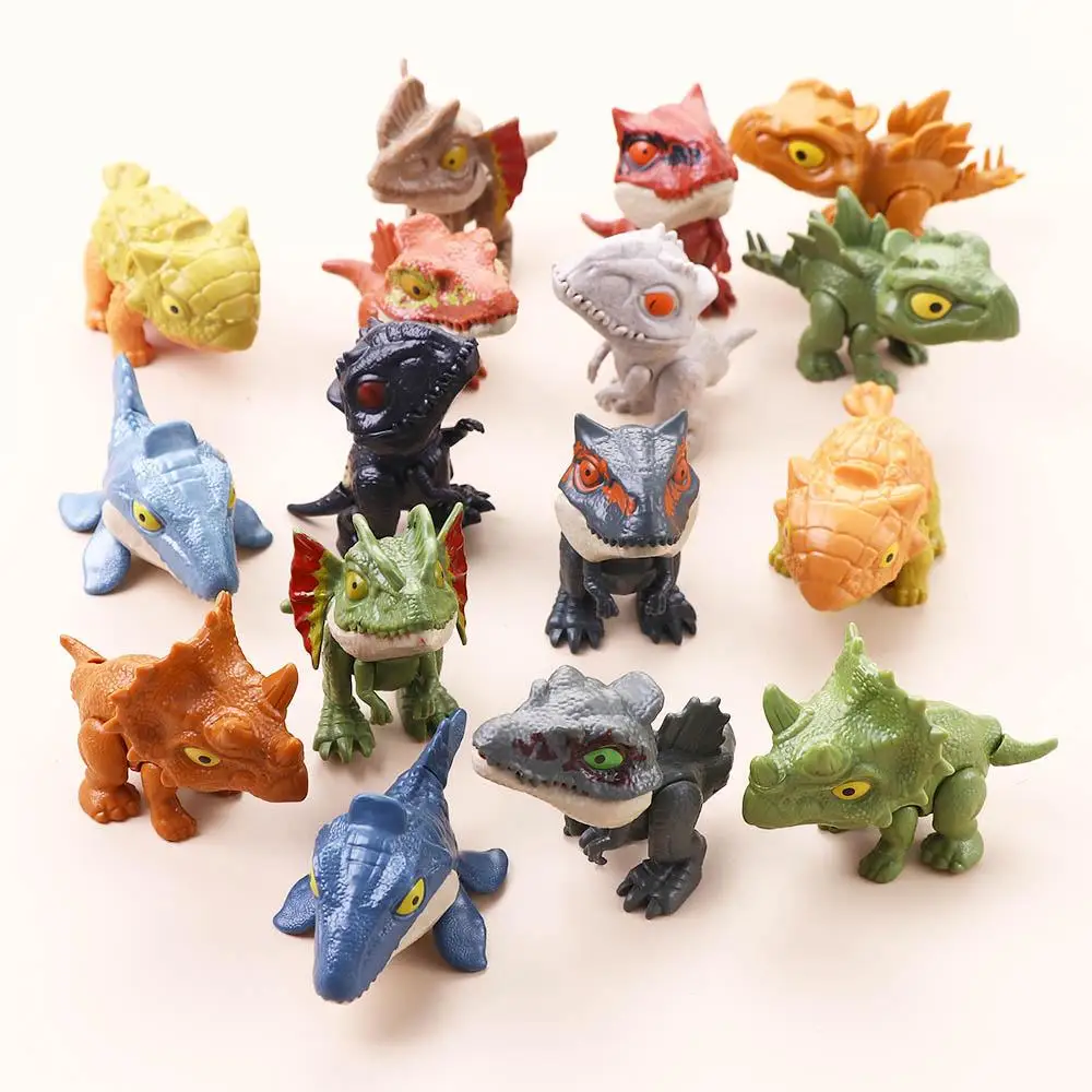 Simulation Children's Toys Dinosaur Game Movable Joints Practical Jokes Dino Toy Model Toy Dinosaur Toy Finger Dinosaur