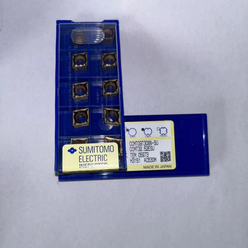 Imagem -05 - Sumitomo Cnc Girando Ferramenta Lâmina Carbide Insere Ccmt09t304n-su Ac630m Ccmt09t308n-su Ac630m 10 Pcs