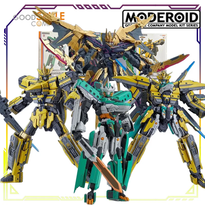 

GSC Original Moderoid Shinkansen Deformation Robot Series H5 Falcon Anime Action Figure Assembly Model Toys Model Gifts for Boys