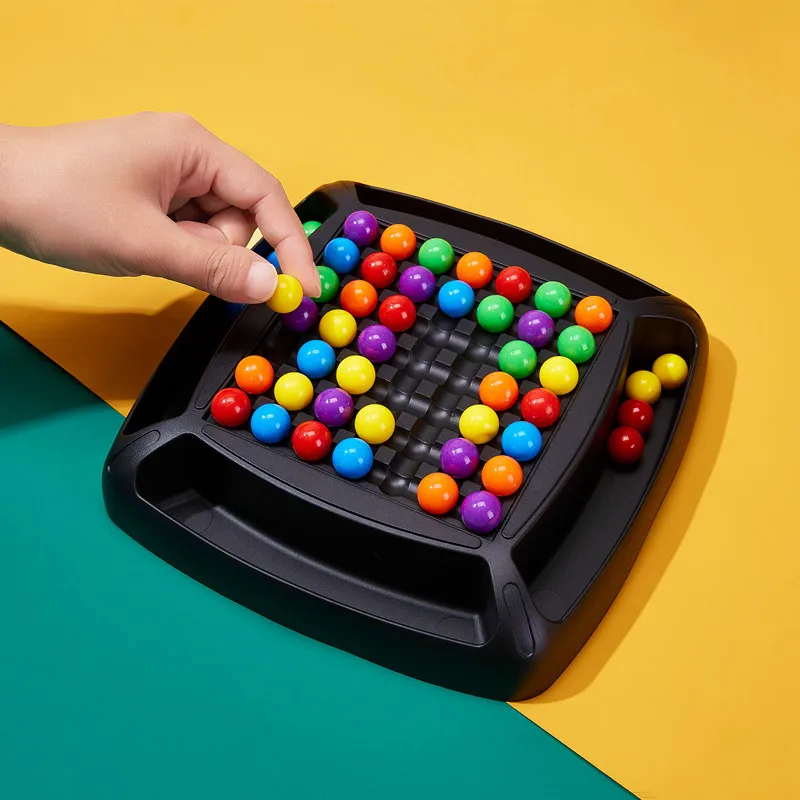 

Creative Color Elimination Chess Rainbow Ball Matching Game Safe Material Observation Training Birthday Group Gift