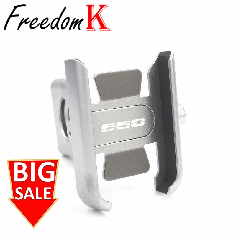 

Hot Deals Motorcycle Mobile Phone Holder For Trident 660 2021 2022 Trident660 Handlebar Mirror Phone GPS Stand Bracket