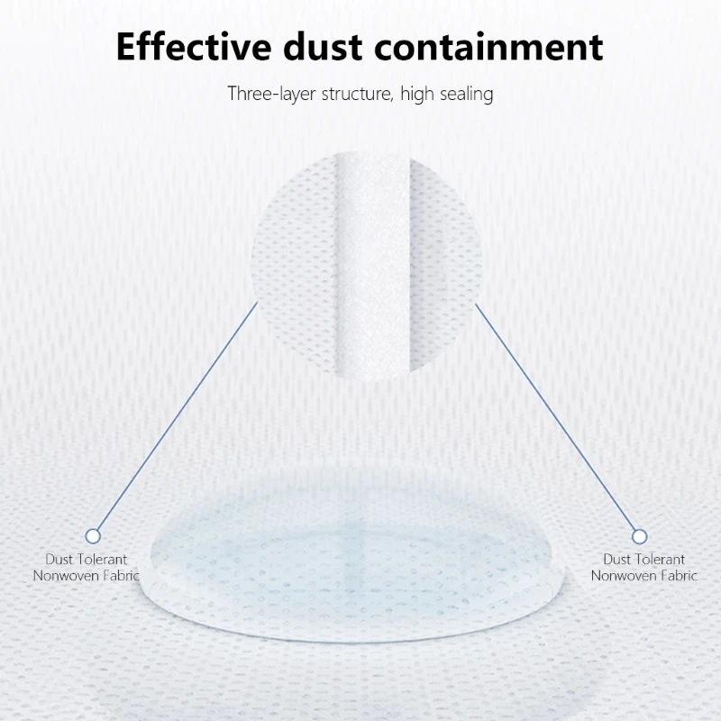 M2EE ชุดถุงเก็บฝุ่น 10 ใบถุงเก็บฝุ่นผ้าเครื่องดูดฝุ่นอะไหล่