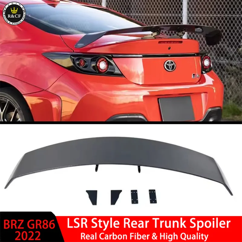 2022 BRZ ZD8 GR86 ZN8 Spoiler SRD LSR style Carbon Fiber Rear Trunk Spoiler For Subaru BRZ Toyota GR86 ZD8 ZN8