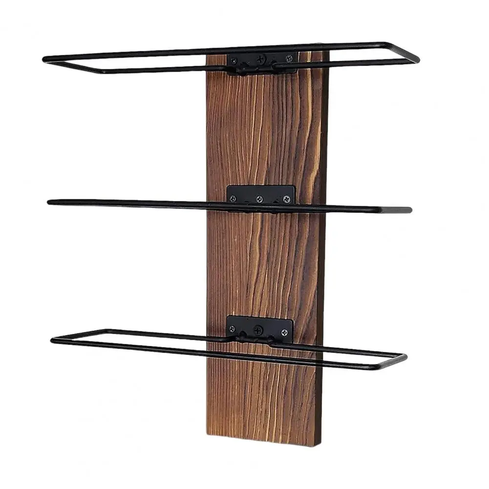 Wall Mounted Wine Rack Wood Wine Holder for Bottles Kitchen Bar Storage Organizer Easy Assembly Holds 12 Bottles Home Decor Gift