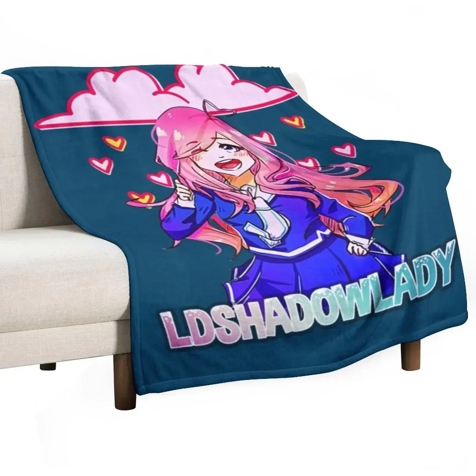 

ldshadowlady Throw Blanket Bed linens Loose Bed Fashionable Soft Plaid Blankets