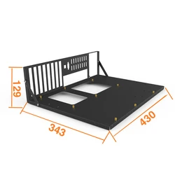Mainboard Bracket ATX Thicker Version Open Studio Chassis Frames Holder Heat Dissipation Strong Firm Chassis Frame