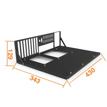Wspornik płyty głównej ATX Grubsza wersja Open Studio Chassis Frames Holder Rozpraszanie ciepła Mocna, solidna rama obudowy