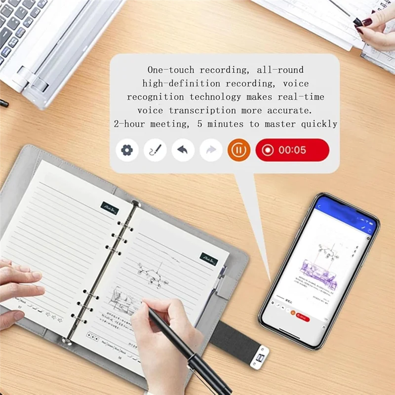 

Syncify Digital Sketchbook Pro V2, Bluetooth 5.0 Smart Sync Pen & Digital Notebook, Writing & Note-Taking Tool