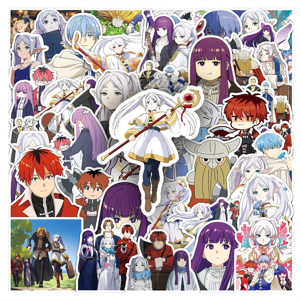 10/30/50 Stück Frieren: Beyond Journeys End Cartoon-Graffiti-Aufkleber Klassische Anime-Sticker DIY Laptop Tagebuch Koffer Coole Aufkleber
