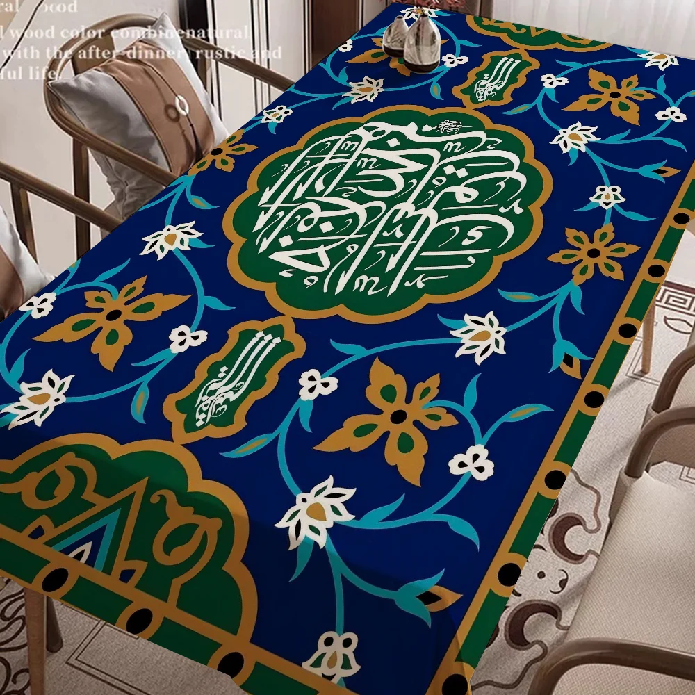 

Imam Ali Islamic Shia Holy Home Tablecloths Dining Decoration And Rectangular Table Accessories Waterproof Cloth Anti-stain