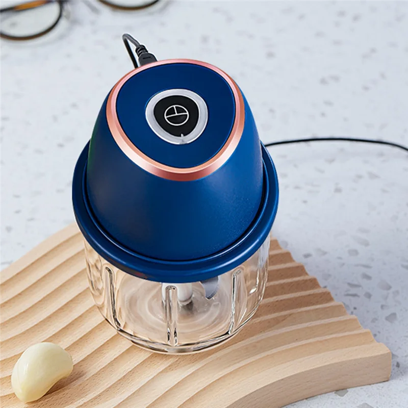 A005-ガーリックパウンダーガーリックミンサー電動ガーリックマッシャーガーリック粉砕機家庭用ブレンダー