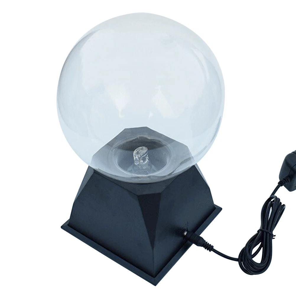 

8 Inch Touch Control Sound Activated Plasma Ball Lamp Light Globe Educational Science For s Blue Light Home Office Decor Gift