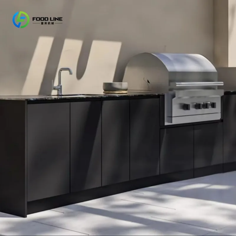 Custom Luxury Stainless Steel Outdoor Cabinet Weatherproof Design Outdoor Storage Cabinet for House High Quality