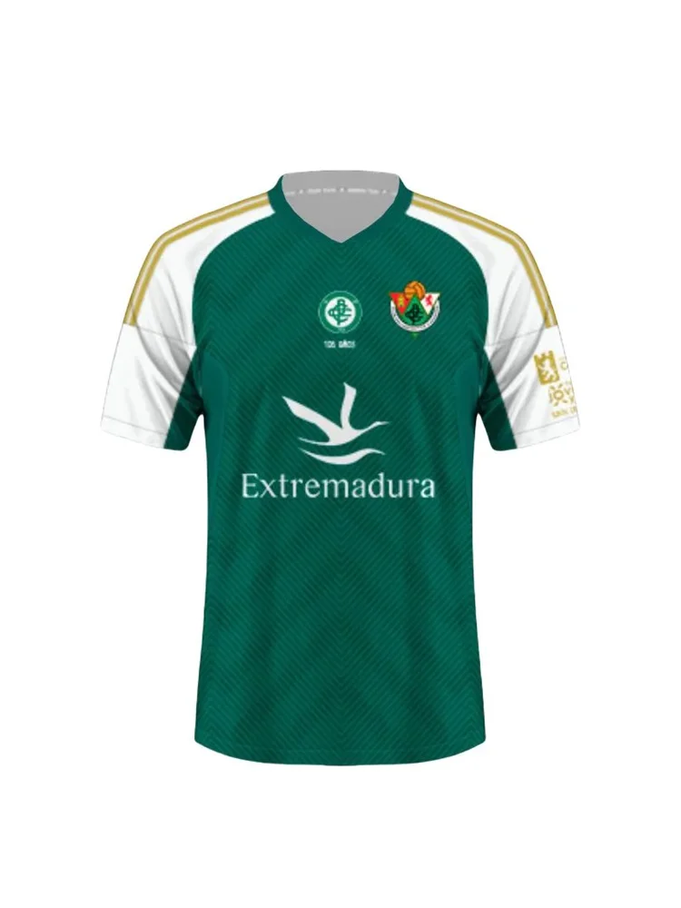 CP Cacereño الرياضة عارضة تي شيرت الرجال النساء الاطفال الملابس تنفس سريعة الجافة امتصاص العرق مرونة كرة القدم التدريب جيرسي #3