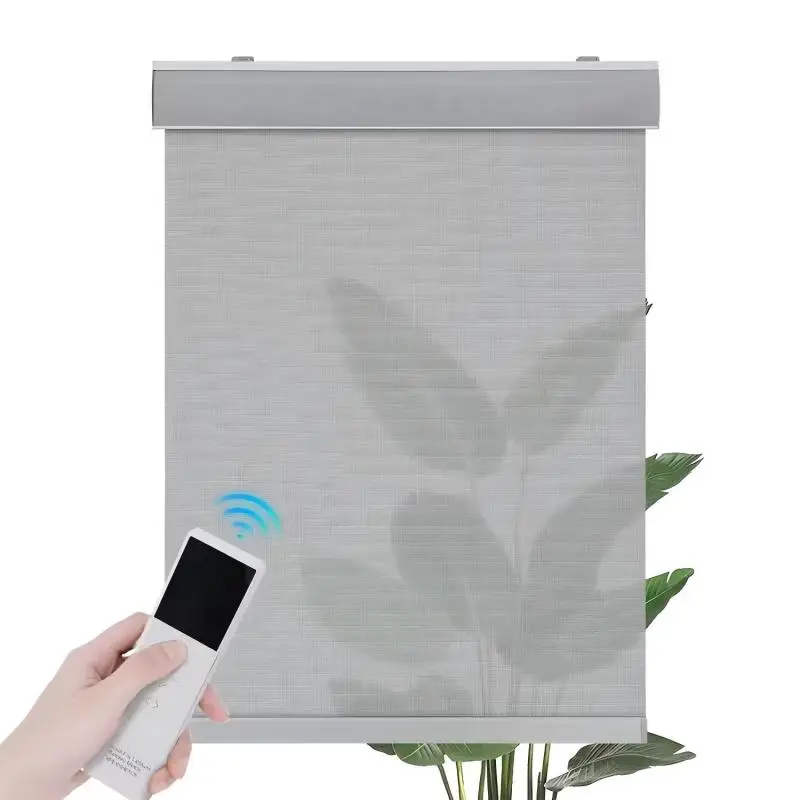 

Customizedsize WiFi Application Controls Alexa Tuya Smart Control Electric Roller Blind, Full Blackout For Canda USA