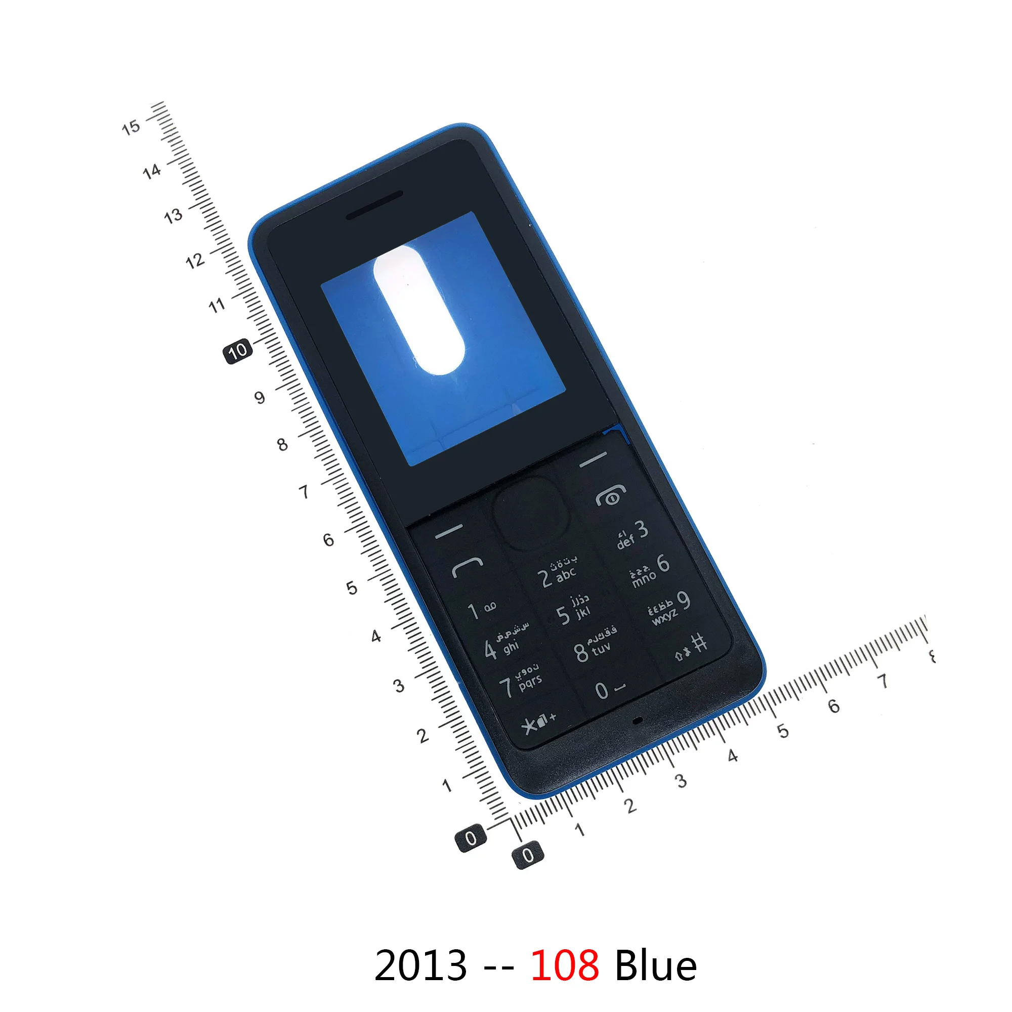 Obudowa telefonu do Nokia 2013 106 107 108 etui 2018 106 TA-1114 Klawiatura Tylna bateria Etui na telefon komórkowy Wersja z dwoma kartami