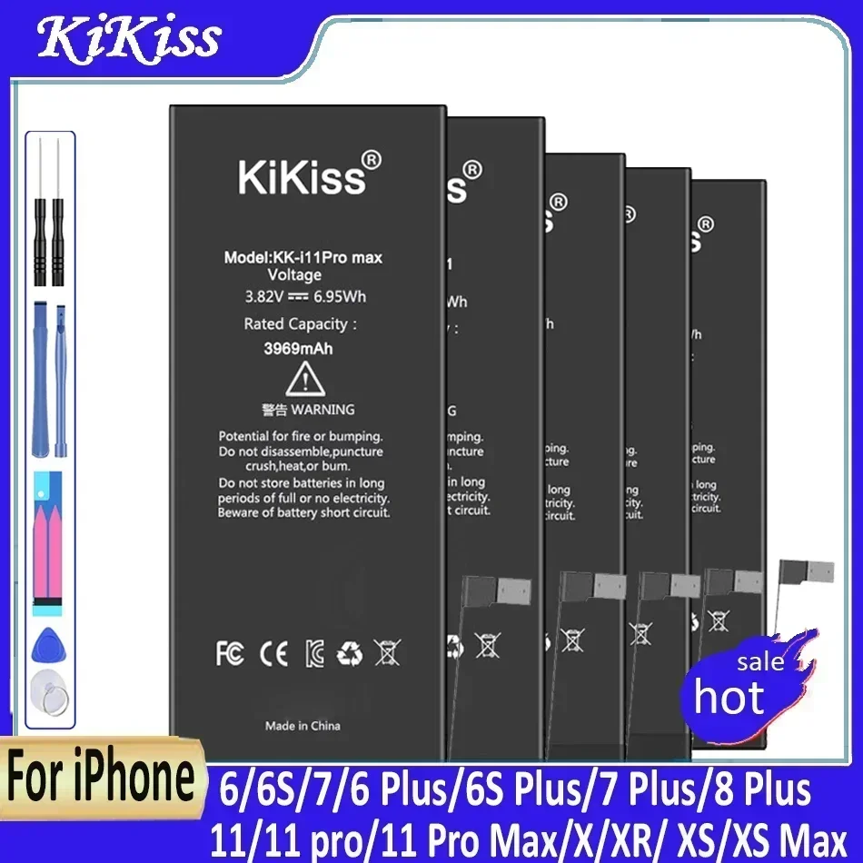 

Сменный аккумулятор для iPhone 6S 6 7 8 Plus 7Plus X XR XS MAX Bateria для iPhone SE SE2 2020 5S 5C 5 11 Pro MAX 11Pro Battery