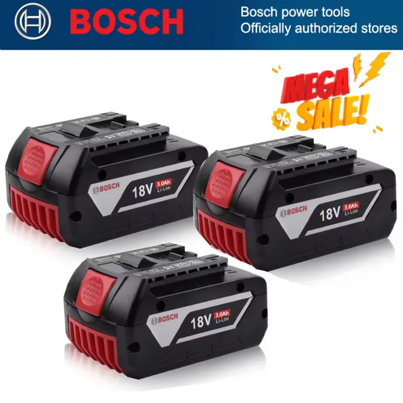 

100% Original 18V 3Ah BOSCH 18650 Li-ion Battery ,Replacement for BAT609 DGSH-181, FHN180, HDS180-03 Series of electric tool