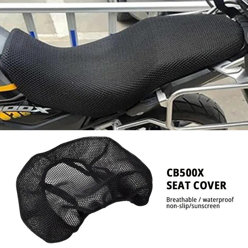 

For HONDA CB500X CB500 CB 500 X CB 500X All Year Protection Heat Insulation Seat Cover Prats Accessories Mesh Seat Cushion Cover