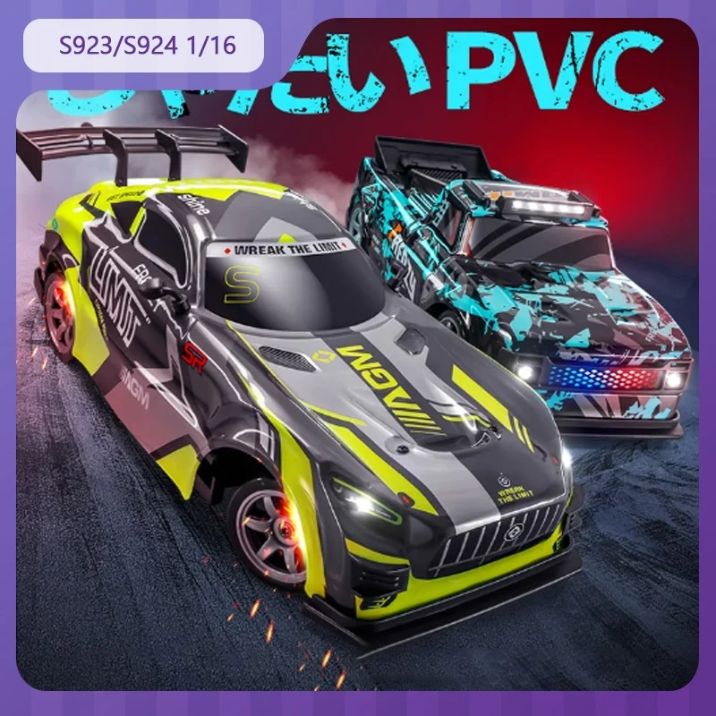 

S923/S924 1/16 Rc Car Full Scale Rc Remote Control Car High Speed Drift Sports Car With Light Electric 4wd Racing Boy Toy Gift