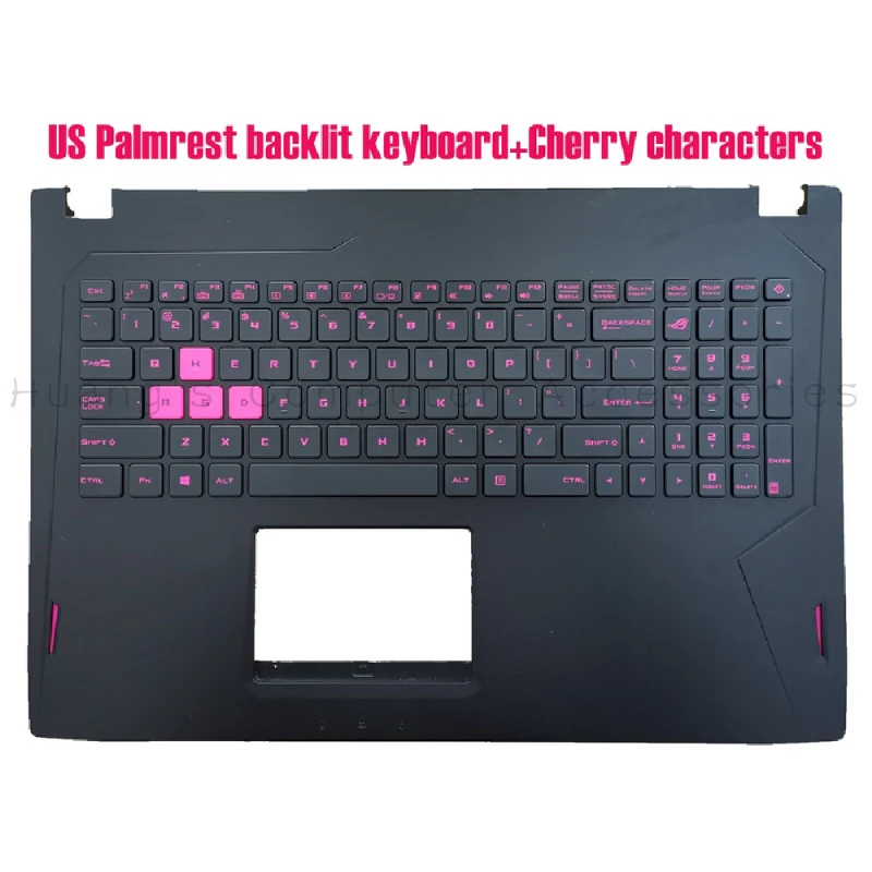 

SS+90NB0AP2‑R31US0 New US‑Layout Palmrest With Backlit Keyboard For ASUS GL502V GL502VS GL502VT Gaming Laptop Replacement Spare