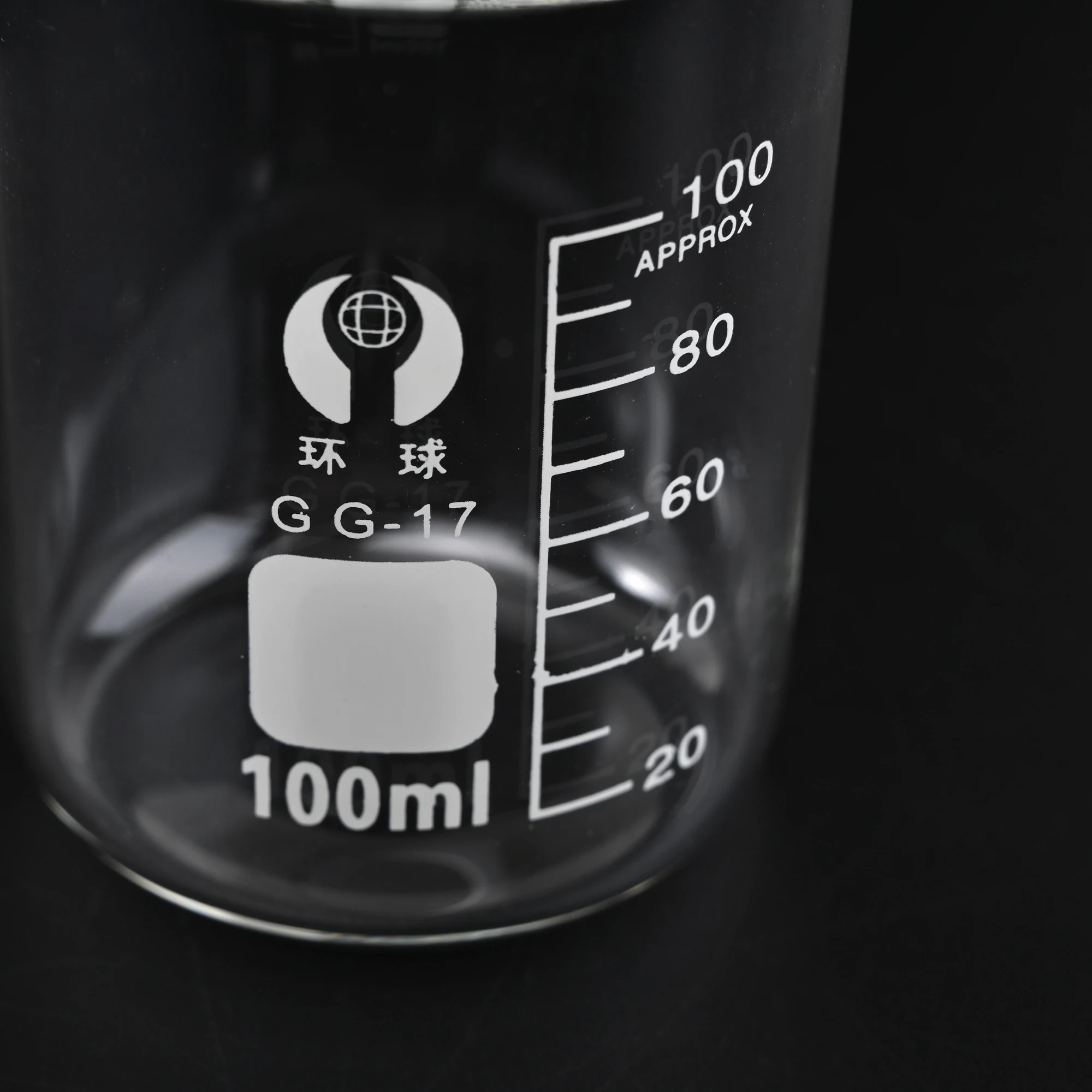 Vaso de vidrio para medir, vidrio de borosilicato para laboratorio, experimento químico, 5ml, 10ml, 25ml, 50ml, 100ml, 1 unidad