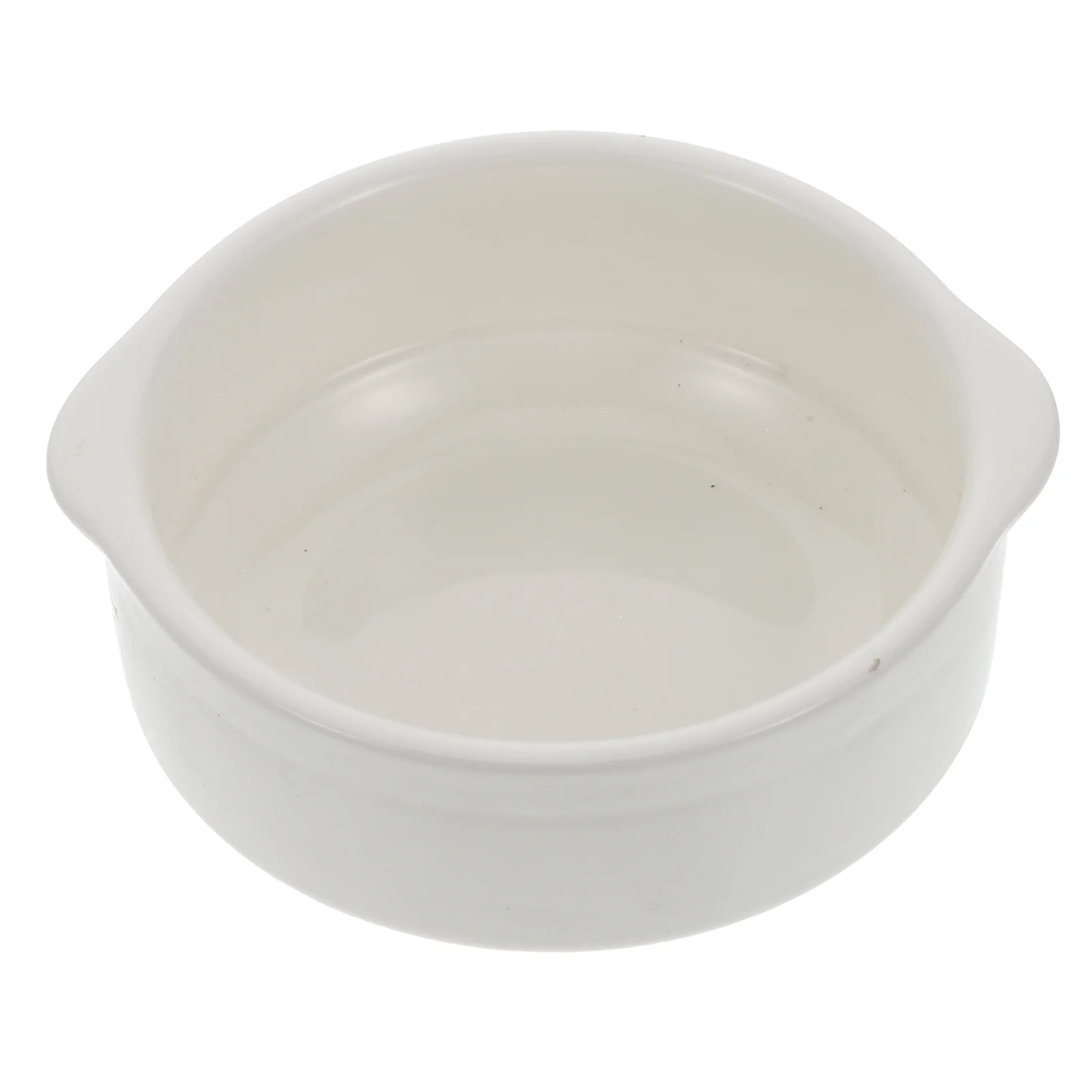

1Pcs Binaural Steaming Bowl Ceramic Stew Pot Heat Resistant Microwave Safe Soup Cup for Kitchen Restaurant Camping Multi