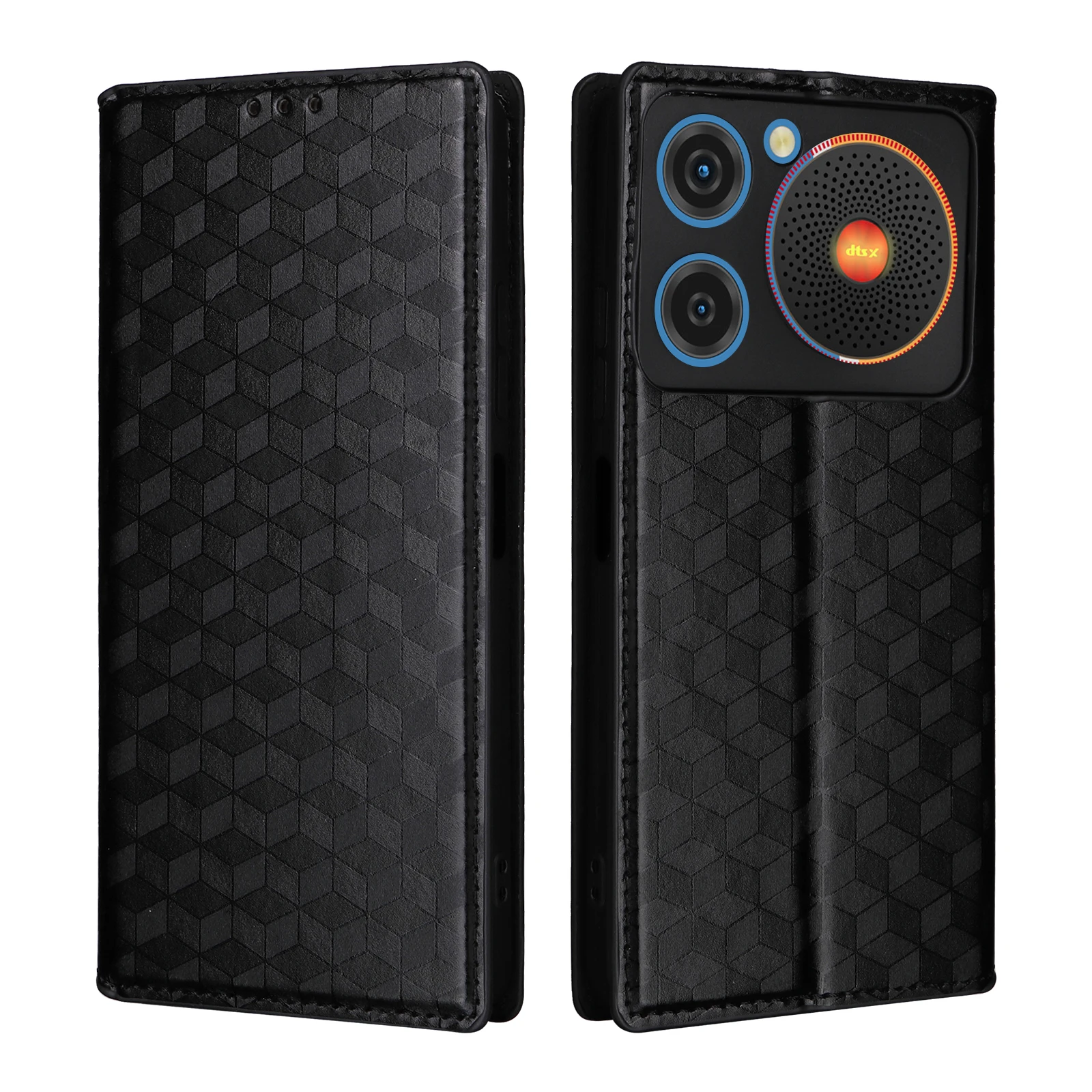 Capa de couro flip para zte nubia música z2353 6.6