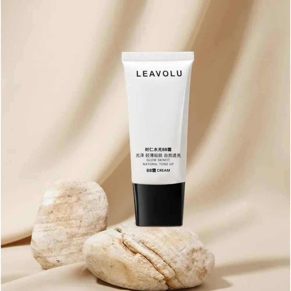 LEAVOLU Fundação Coreia Maquiagem Natural Tone Up BB Creme Corretivo Hidratante de Longa Duração Controle de Óleo Cosméticos de Beleza Rara