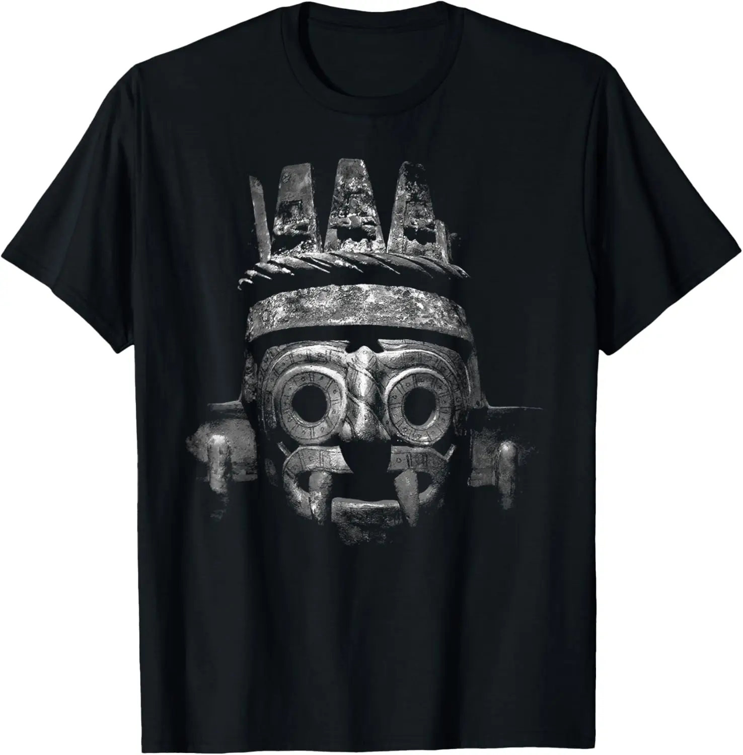 Tlaloc Face Aztec God T-Shirt