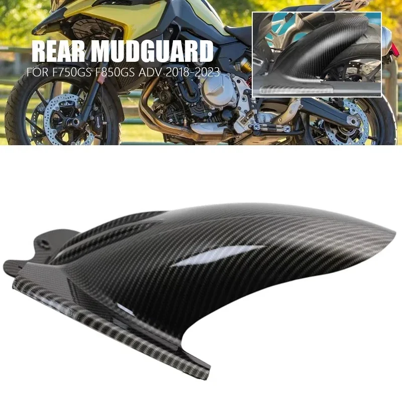 Protector de Guardabarros Trasero Carbono Negro para BMW F850GS Adventure F750GS F 750 GS 850 Adv F850 F750 GS