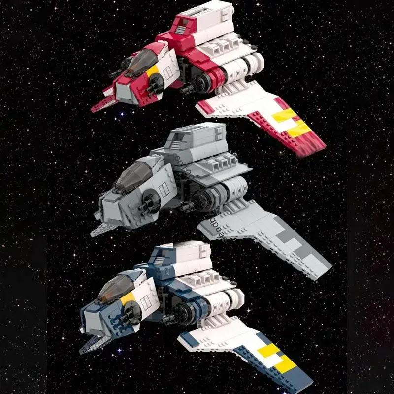 

New 803Pcs Famous Star Battle Movie Moc Small Attack Shuttle Model Diy Creative Ideas Child Toy Birthday Gift Custom Puzzles