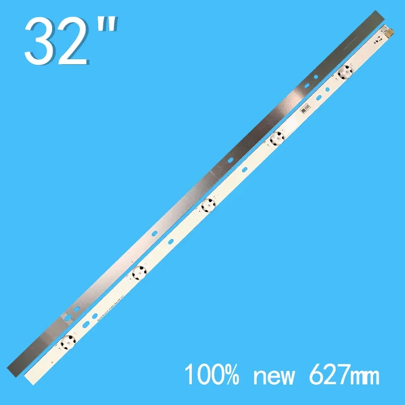 Retroiluminação LED Strip para Bat, 627mm, 5LED