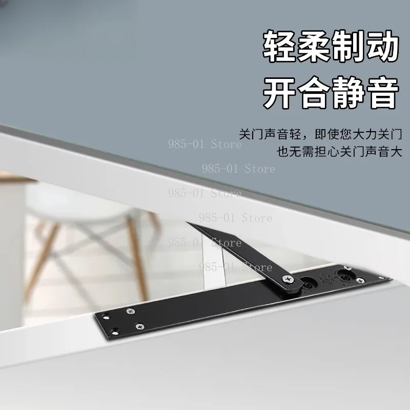Concealed Hydraulic Buffer Door Closer Ultra-thin 23mm Automatic for Hotel Use