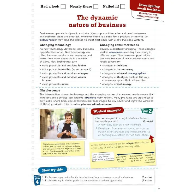 دليل مراجعة Pearson Edexcel GCSE Business Revision بما في ذلك مراجعة المراجعة عبر الإنترنت والمسابقات للامتحانات 2025 و2026 9781292190716 #3