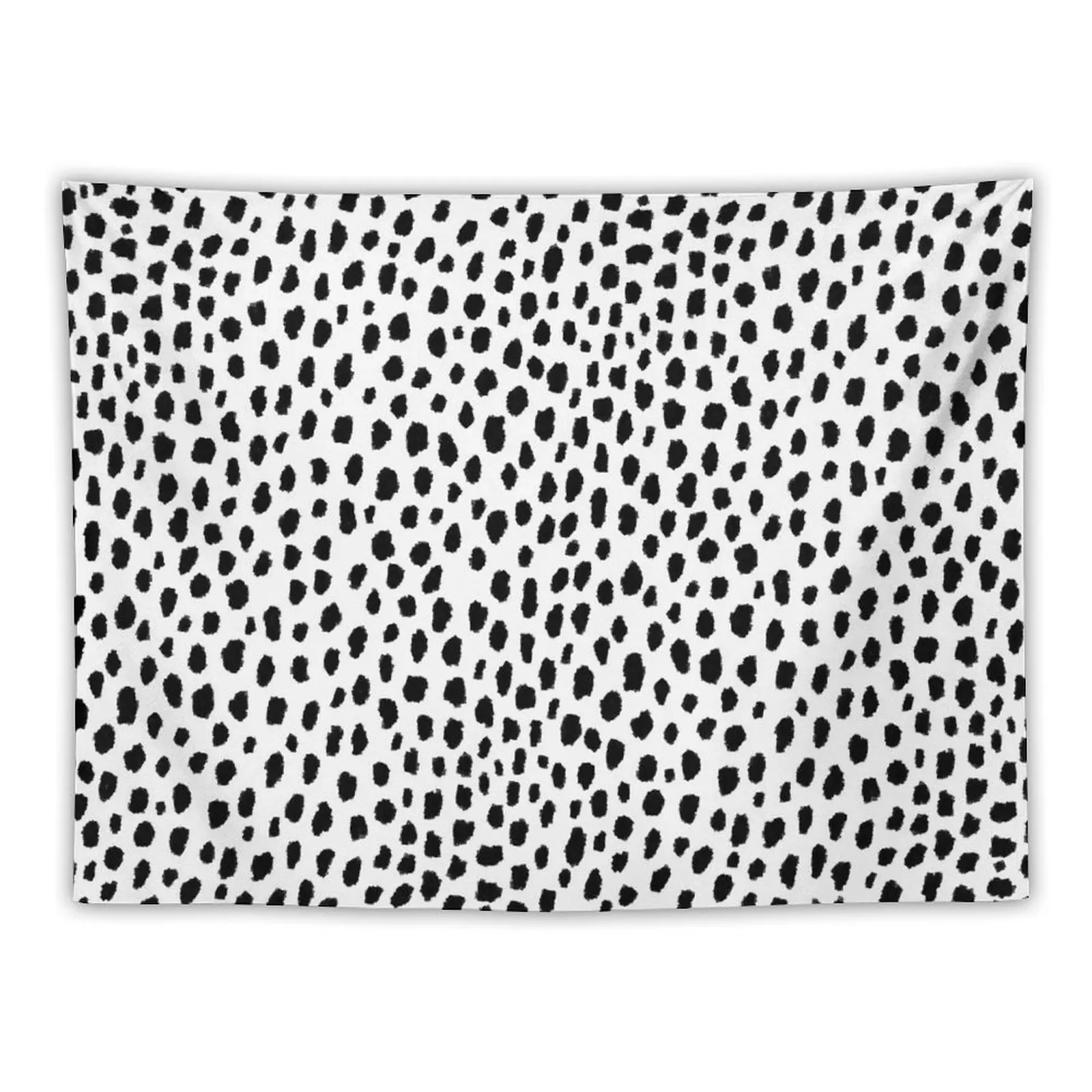 

Dalmatian Spots (black/white) Tapestry Wallpaper Bedroom Decorative Wall Home Decorators Decoration Aesthetic Tapestry