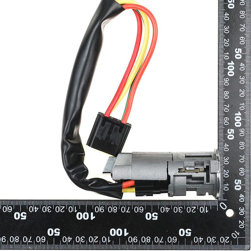 YAOPEI 7702296589 Cilindro serratura accensione e chiave interruttore per Renault Logan Dacia Sandero Clio 7701471098 7701471220 6601551102