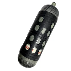 Acecare Carbon Fiber SCUBA Diving Cylinder 6.8L With Protective Rubber Caps Fully Wrap Cover