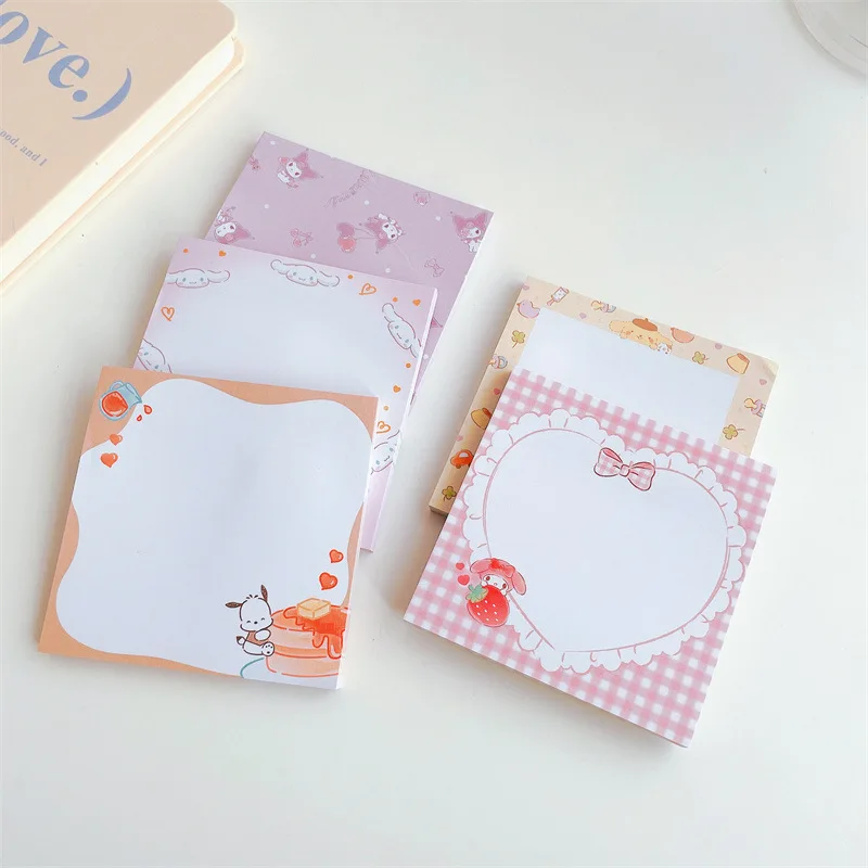 50 Sheets Kawaii Japanese Cartoon Sticky Notes Diary DIY Decorative Sticker Memo Pad Bookmarks School Office Supplies Stationery