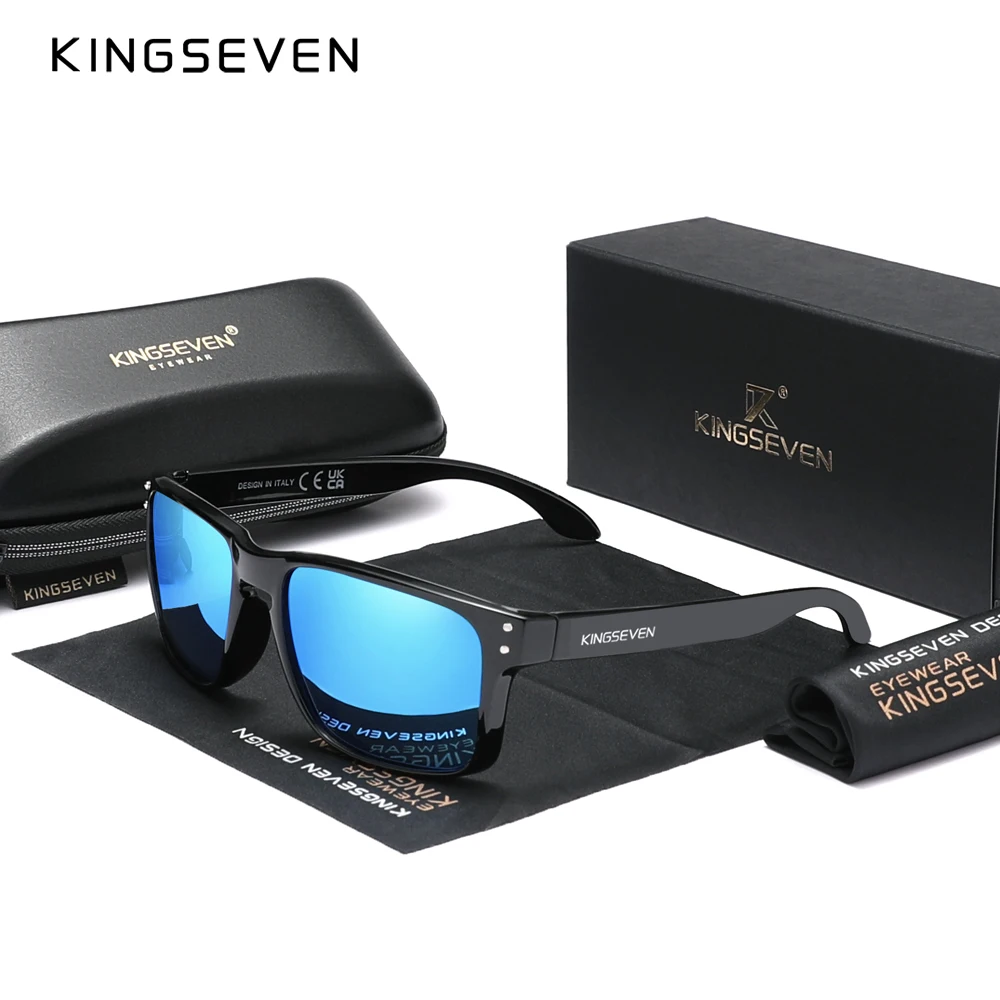 KINGSEVEN Sunglasses Women Men Brand Design TR90 Frame Sun Glasses For Men Fashion Classic UV400 Square Eyewear 758