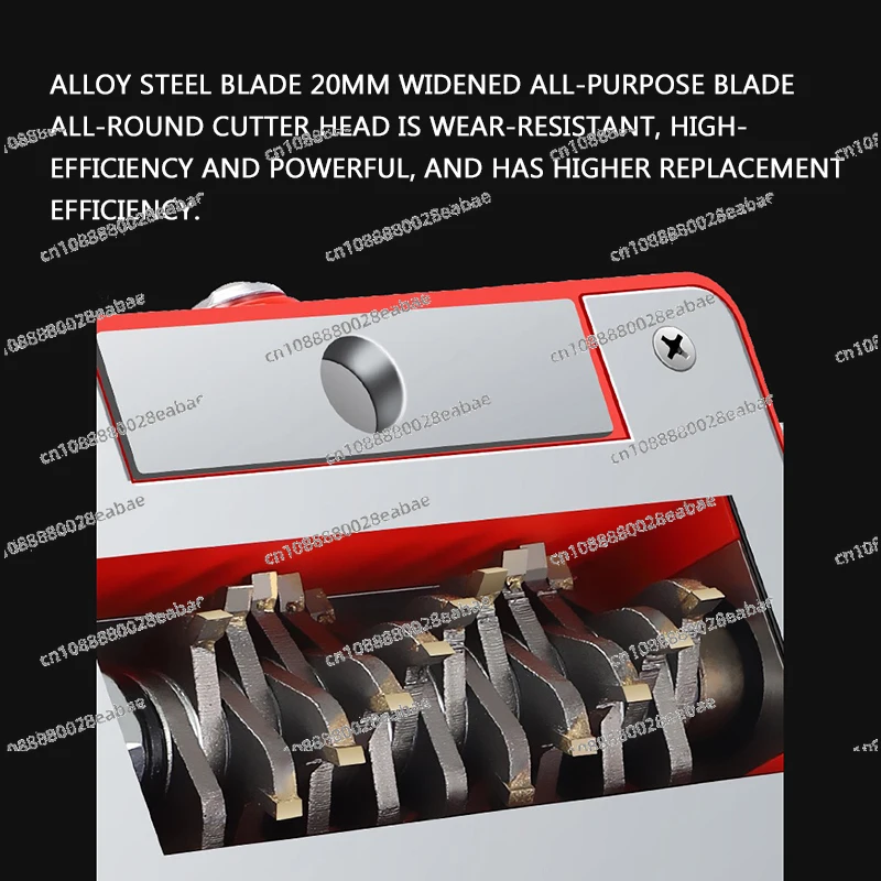 New Wall Planing Machine 4580W Electric Putty Shovel Artifact for Polishing Dust-Free Walls Peeling and Planing Cement