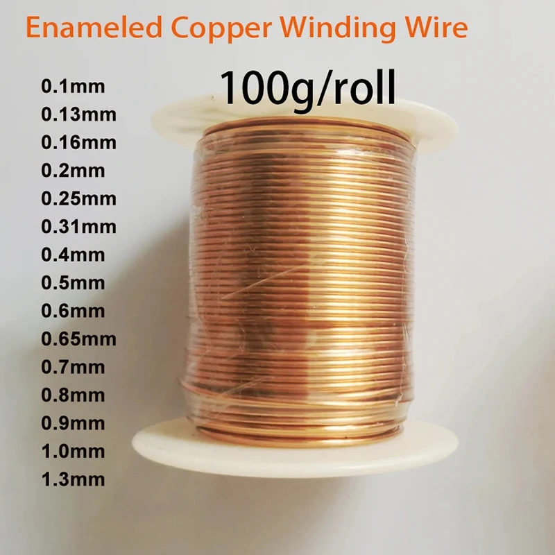 0.1mm 0.2mm 0.3mm 0.4mm 0.5mm 0.6mm 0.7mm 0.8mm 0.9mm 구리 와이어 폴리 우레탄 에나멜 와이어 Qa-1-155