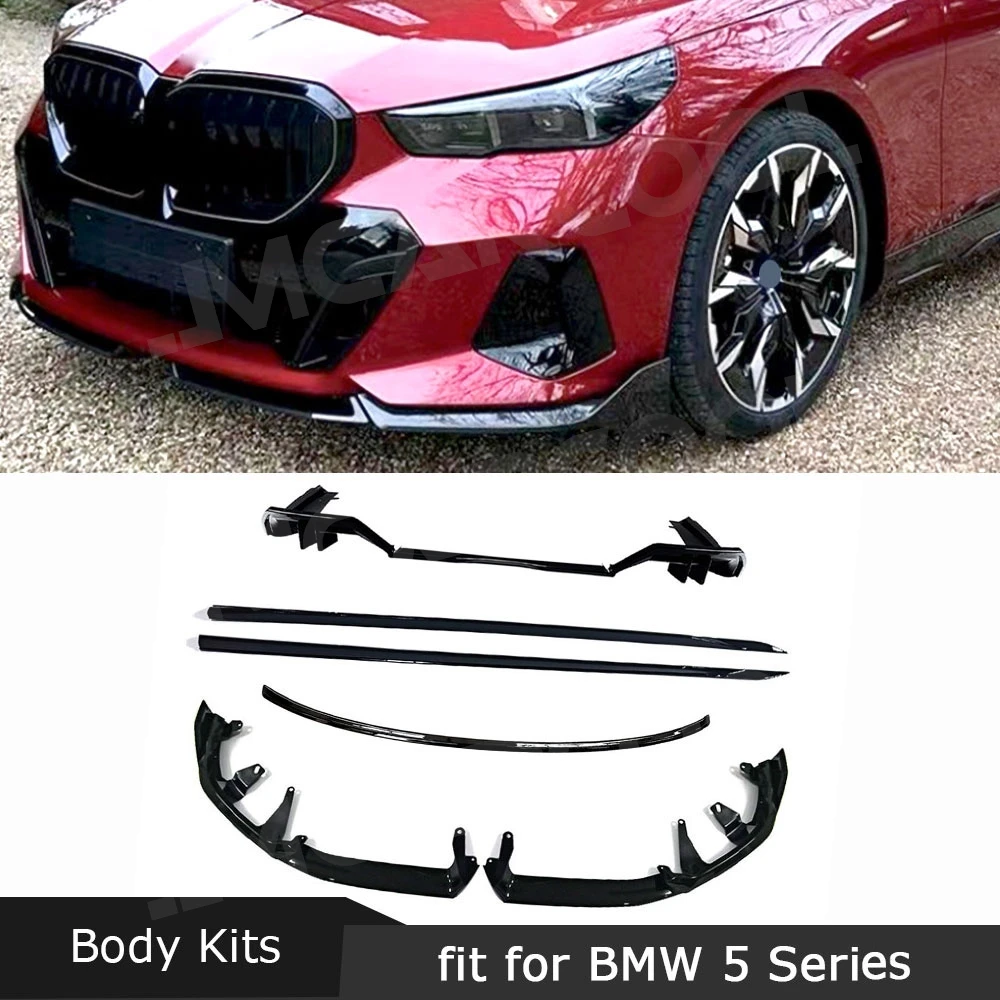 Front Lip Rear Bumper Diffuser Side Skirts Rear Trunk Spoiler for BMW 5 Serise G60 G68 M Sport 2024+ Body Kits Accessories