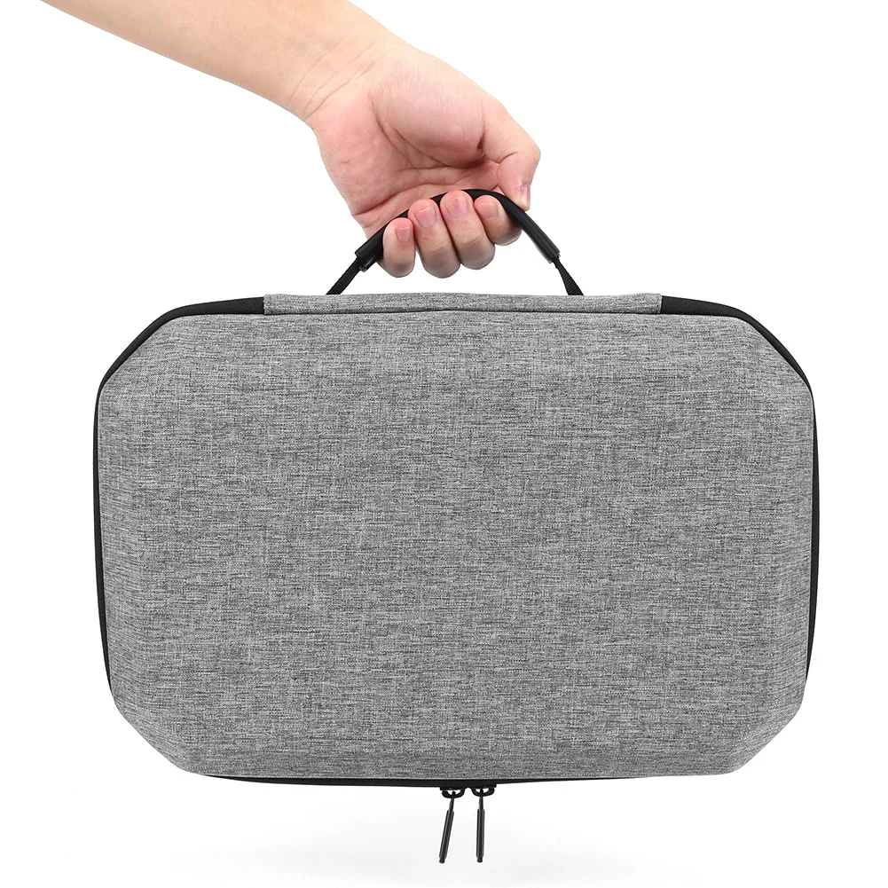 حقيبة حمل صلبة مقاومة للماء مع غطاء عدسة لسماعات Meta Quest 3 VR وحل تخزين محمول لوحدة التحكم في الألعاب