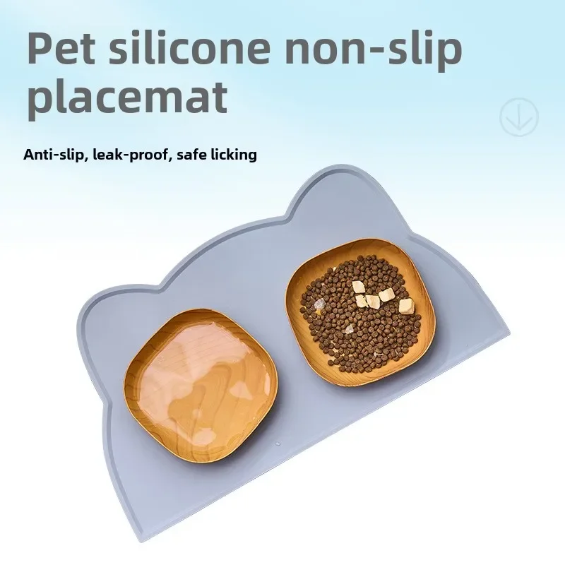 Placemats Universal Pet Feeding Mat Cat Bowl Mat Environmentally Friendly and Easy to Clean Safe Dogs Pet Products Floor Mats